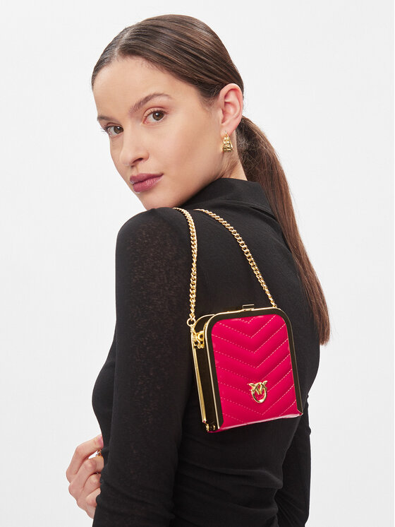 PINKO PINKO Käekott Box Clutch AI 23-24 PLTT 101514 A15B Punane