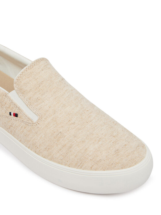 Tommy Hilfiger Tommy Hilfiger Sneakers aus Stoff Harlem Core Ii Slip On Chambray FM0FM05819 Beige