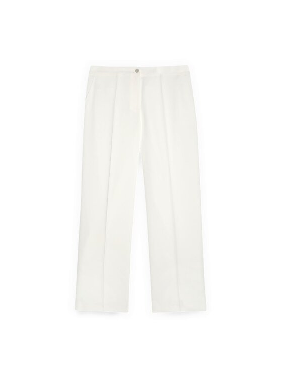 Fiorella Rubino Fiorella Rubino Spodnie materiałowe P030T005254N011 Biały Regular Fit