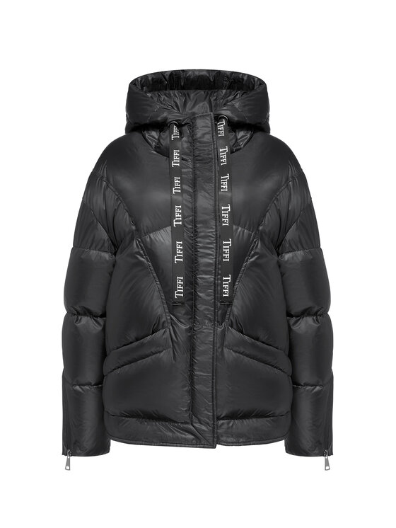 Tiffi Tiffi Kurtka damska BUDONI Czarny Regular Fit
