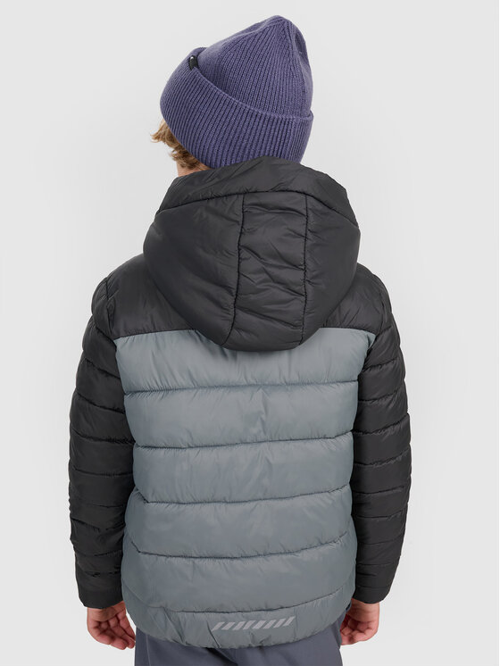 4F 4F Kurtka puchowa 4FJRAW25TDJAM0770-25S Szary Regular Fit