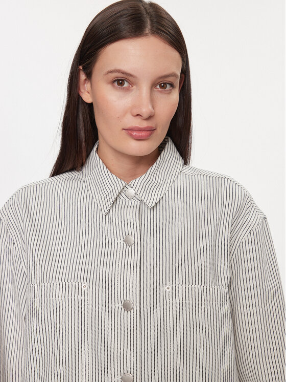 ONLY ONLY Koszula Merle 15312897 Szary Loose Fit