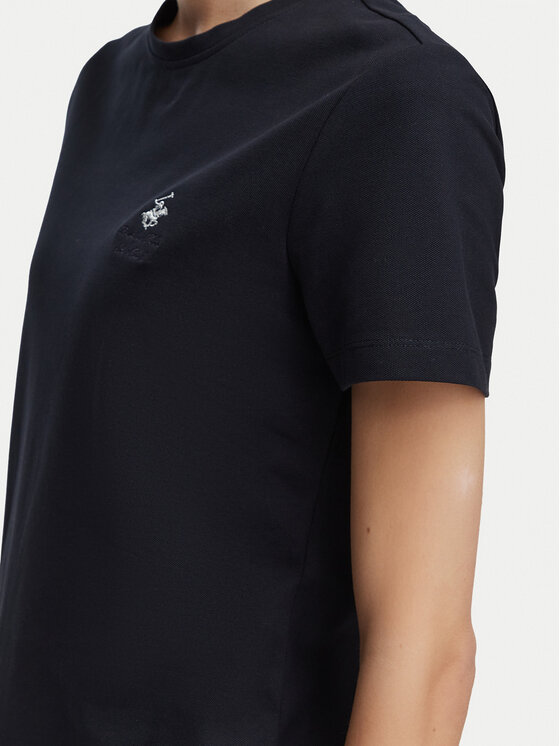 Beverly Hills Polo Club Beverly Hills Polo Club Marškinėliai P-SS26W-TS516523 Tamsiai mėlyna Regular Fit