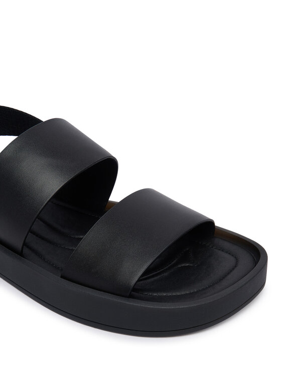 Calvin Klein Calvin Klein Sandały Webbing Back Strap HM0HM02095 Czarny