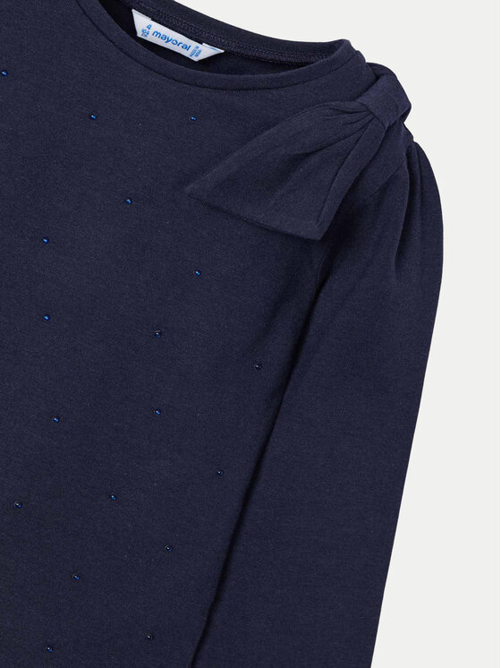 Mayoral Mayoral Bluse 4064 Dunkelblau Regular Fit