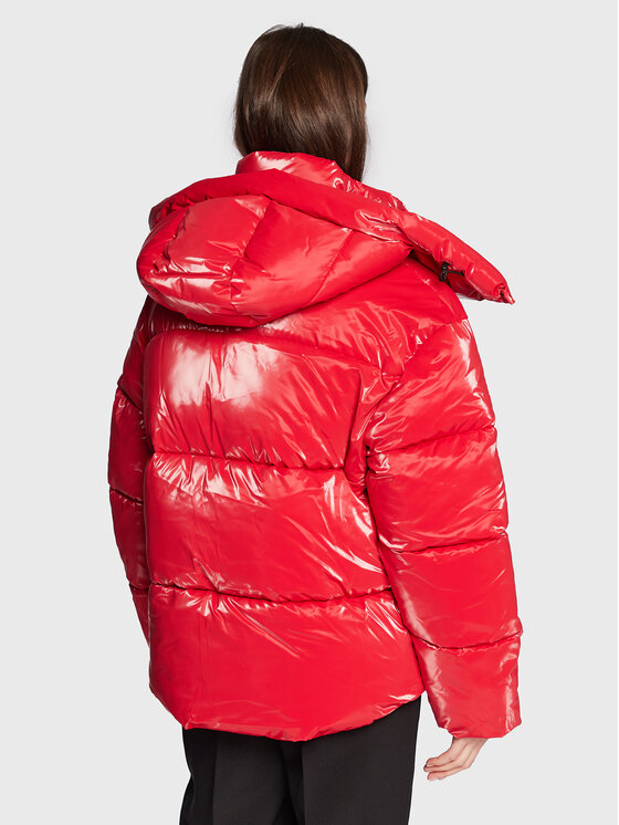Calvin Klein Jeans Calvin Klein Jeans Winterjacke J20J219838 Rot Oversize