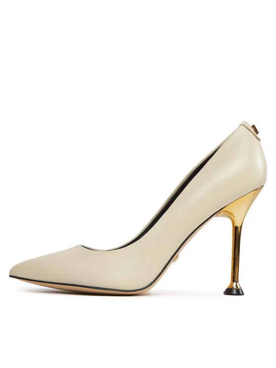 Guess Guess Scarpe stiletto Tracker FLPTRK LEA08 Écru