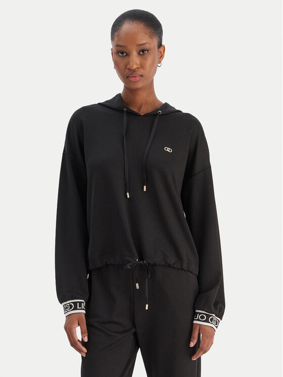 Liu Jo Sport Liu Jo Sport Mikina TF5285 J4747 Černá Regular Fit