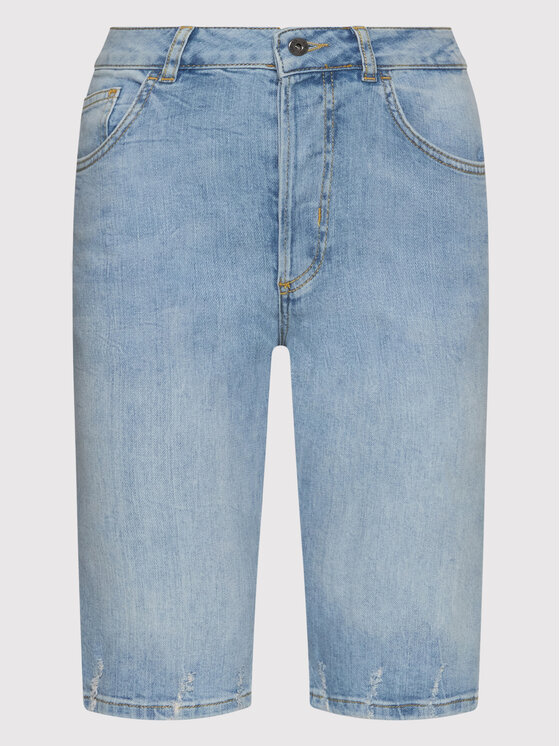 Liu Jo Liu Jo Jeans kratke hlače UA2078 DS009 Modra Regular Fit
