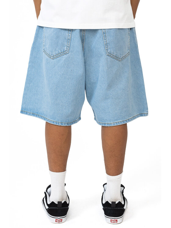 Kamuflage Kamuflage Szorty Way Too Big Niebieski Baggy Fit