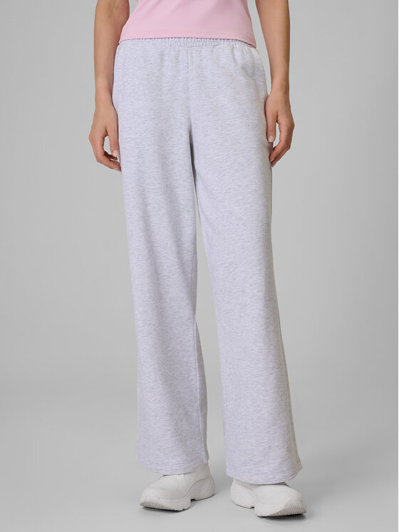 4F 4F Spodnie dresowe basic Szary jasny Regular Fit