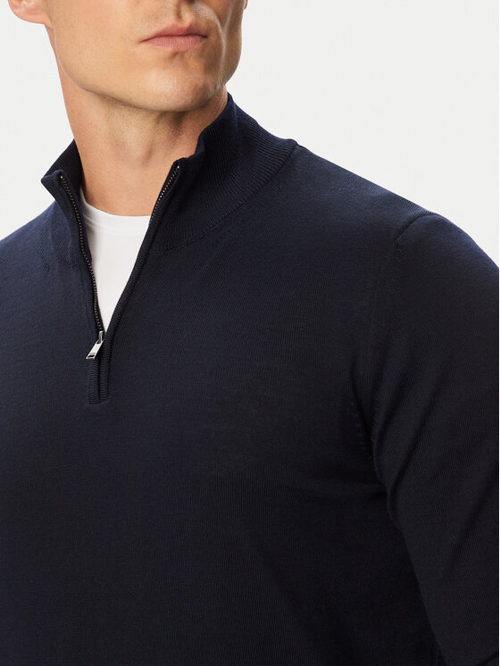 BOSS BOSS Pullover H-Ebenji 50565499 Dunkelblau Regular Fit