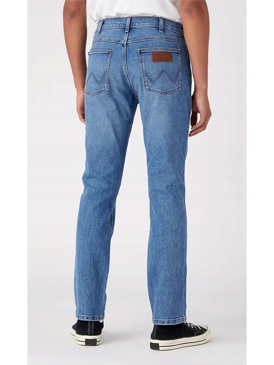 Wrangler Wrangler Jeansy Larston Niebieski Slim Fit