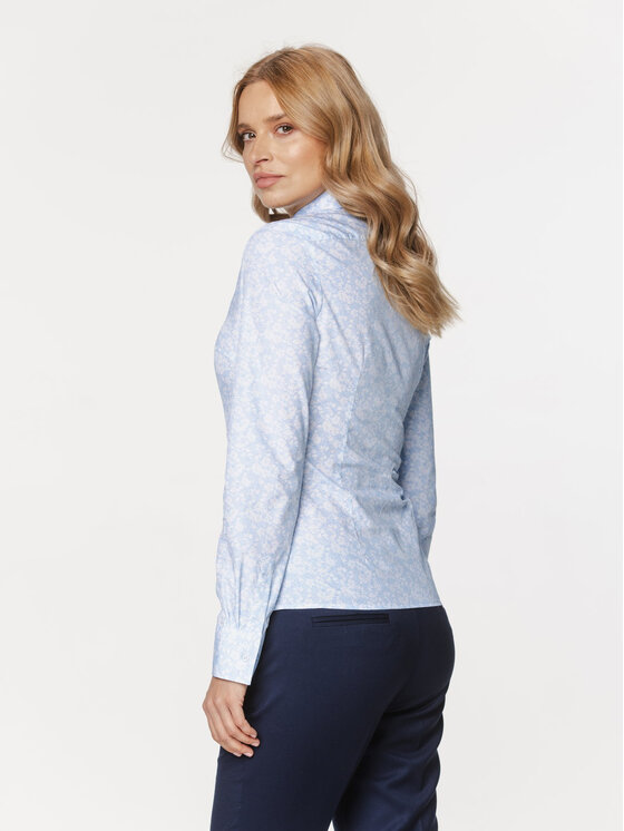 Willsoor Willsoor Koszula 61410 Niebieski Regular Fit