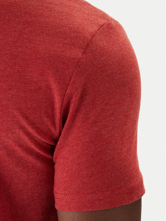 Tommy Jeans Tommy Jeans T-Shirt Jaspe DM0DM20363 Červená Slim Fit