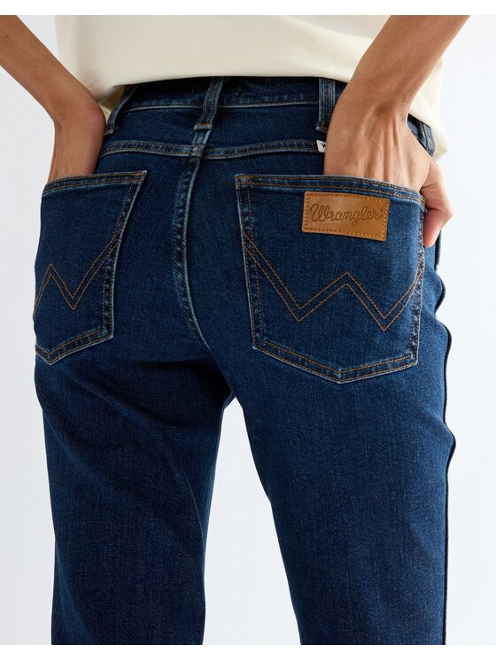 Wrangler Wrangler Jeansy MONTANA Niebieski Wide Leg