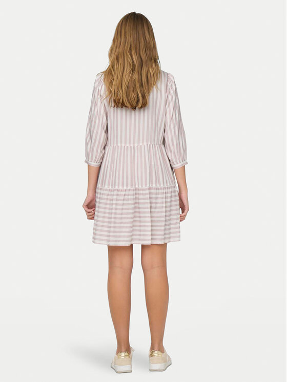 ONLY ONLY Rochie de vară Kaya 15220521 Roz Regular Fit