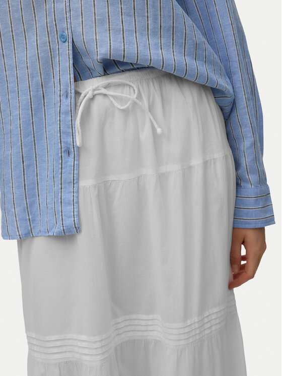 Vero Moda Vero Moda Maksi sijonas Sandy 10345282 Balta Regular Fit