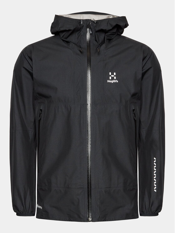 Haglöfs Nepremokavá bunda L.I.M GTX Jacket Women 605233 Čierna Active Fit