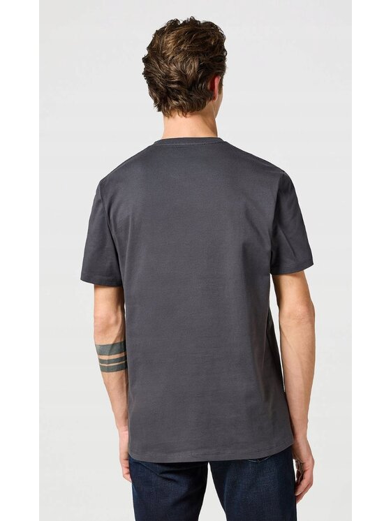 Wrangler Wrangler T-Shirt Americana Tee Czarny Regular Fit