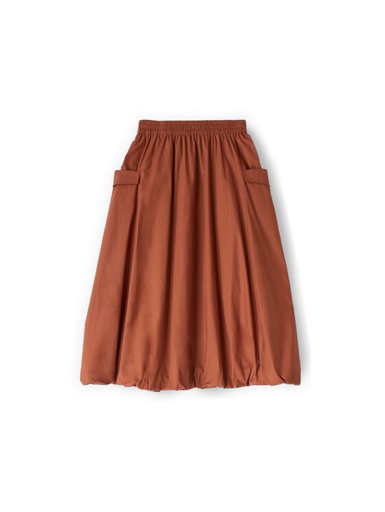 Motivi Motivi Spódnica midi 1009W000717N012 Brązowy Baggy Fit