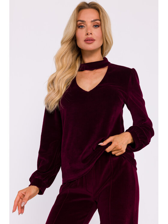 Made of Emotion Made of Emotion Halenka M831 Bordó Girl Fit