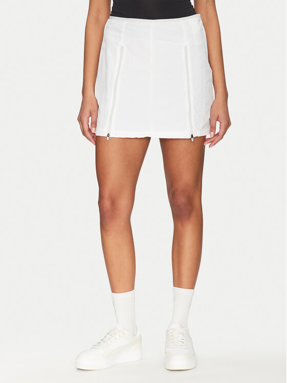 Puma Puma Fustă trapez Dare To 629830 Alb Regular Fit