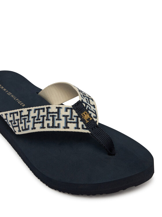 Tommy Hilfiger Tommy Hilfiger Šlepetės per pirštą Th Corporate Sandal FW0FW09610 Tamsiai mėlyna