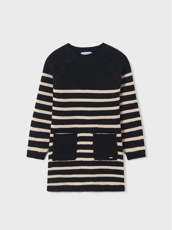Mayoral Mayoral Повсякденна сукня 7.959 Чорний Regular Fit