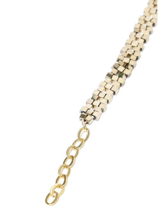 Deni Cler Milano Deni Cler Milano Bransoletka T-DC-J102-F2-79-23-1 Złoty