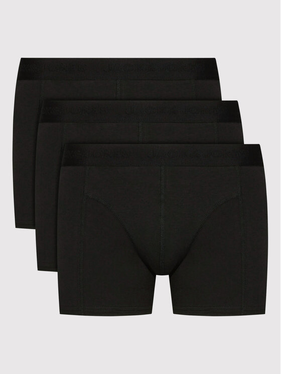 Jack&Jones Jack&Jones Komplektas: 3 poros trumpikių Waistband 12127816 Juoda