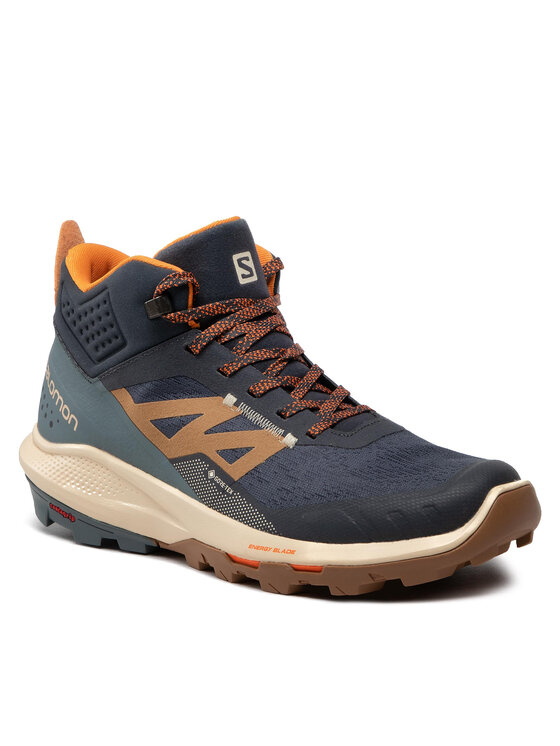 Salomon Salomon Trekingová obuv Outpulse Mid Gtx GORE-TEX 415895 26 V0 Tmavomodrá
