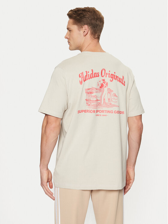 ★adidas★ Wobash Tee JD0667 Clothing - Wabash Tee - Beige | adidas Oman