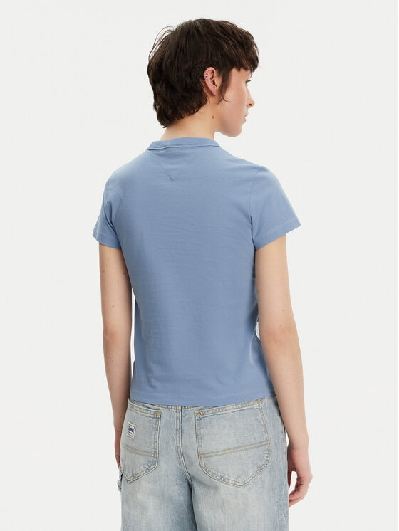 Tommy Jeans Tommy Jeans Majica DW0DW20153 Modra Regular Fit