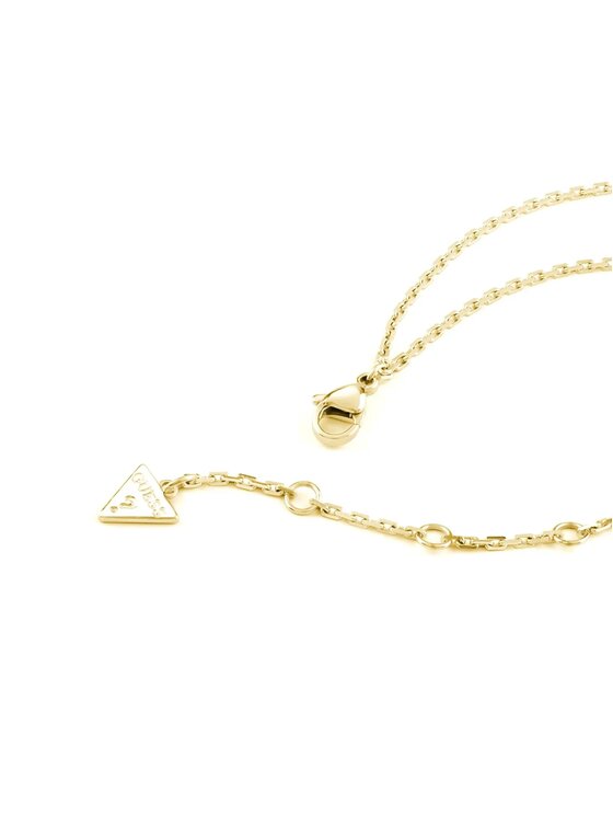 Guess Guess Naszyjnik JUBN05223JW-YG Złoty