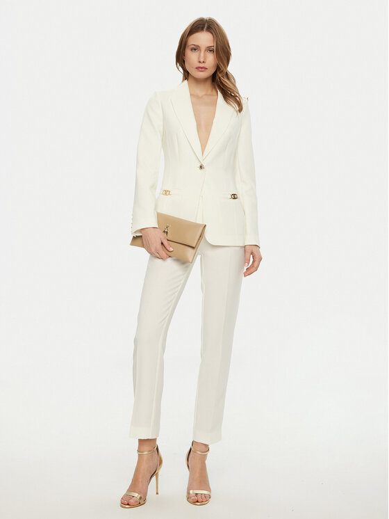 Marciano Guess Marciano Guess Текстилни панталони 5RGB03 7115A Бял Slim Fit