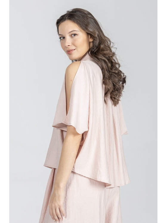 Deni Cler Milano Deni Cler Milano Bluzka T-DC-1236-F2-20-31-1 Różowy Loose Fit