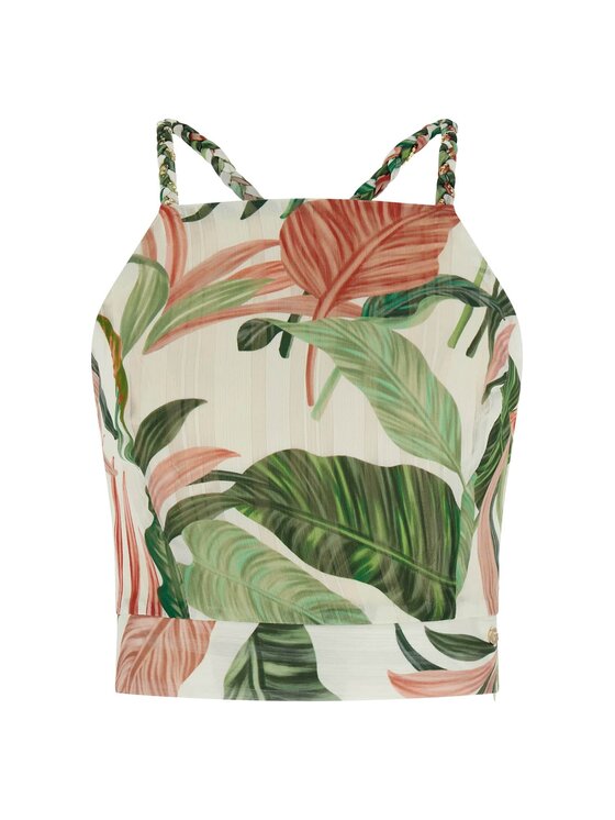 Guess Guess Top 174861 Zielony Classic Fit
