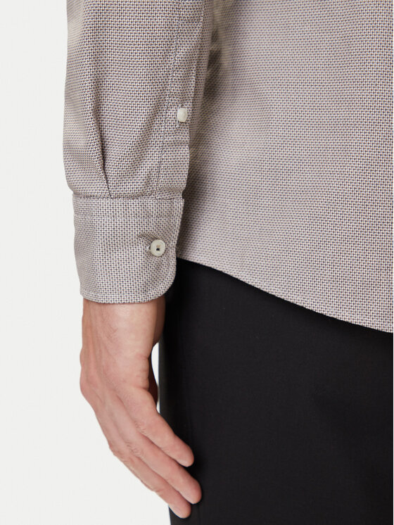 BOSS BOSS Koszula C-Hank 50545225 Beżowy Slim Fit