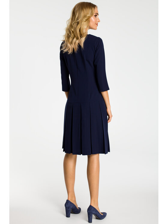 Made of Emotion Made of Emotion Abito da cocktail M336 Blu scuro A-Line Fit