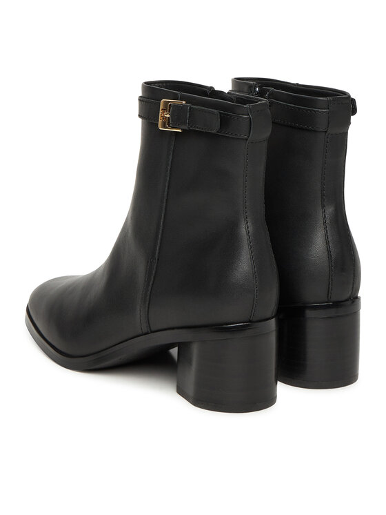 Tommy Hilfiger Tommy Hilfiger Aulinukai Th Buckle Riding Mid Heel Bootie FW0FW08859 Juoda