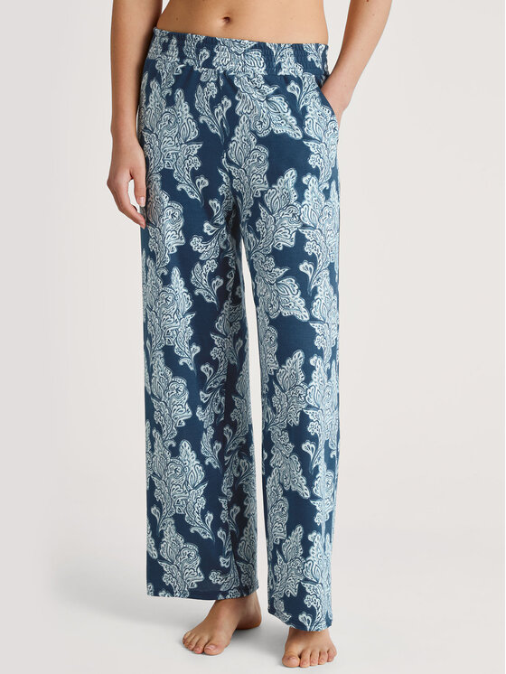 Calida Calida Pyžamové kalhoty 29375 Modrá Regular Fit