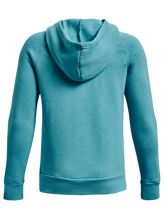 Under Armour Felpa UA Rival Fleece Hoodie 1357585 Verde Relaxed Fit Modivo