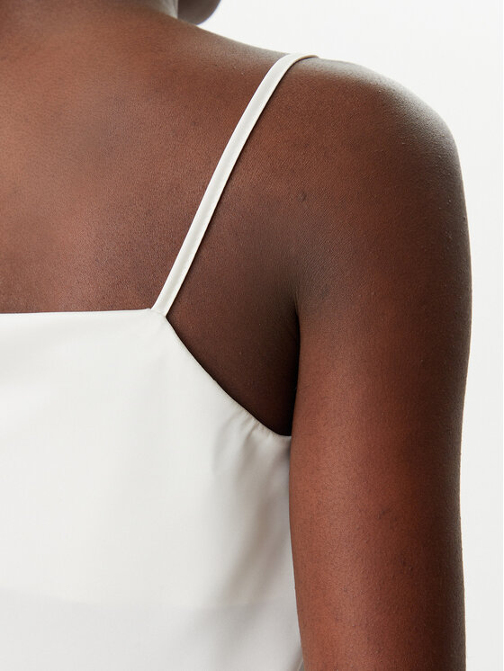 Rinascimento Rinascimento Top CFC0019818002 Biały Regular Fit
