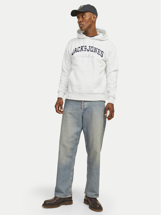 Jack & Jones Jack & Jones Bluză 12256521 Gri Relaxed Fit