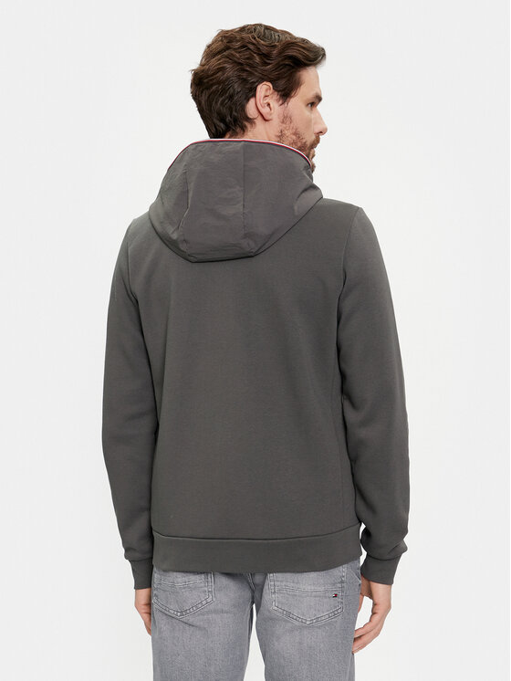 Tommy Hilfiger Tommy Hilfiger Sweatshirt Mix Media MW0MW34211 Grau Regular Fit