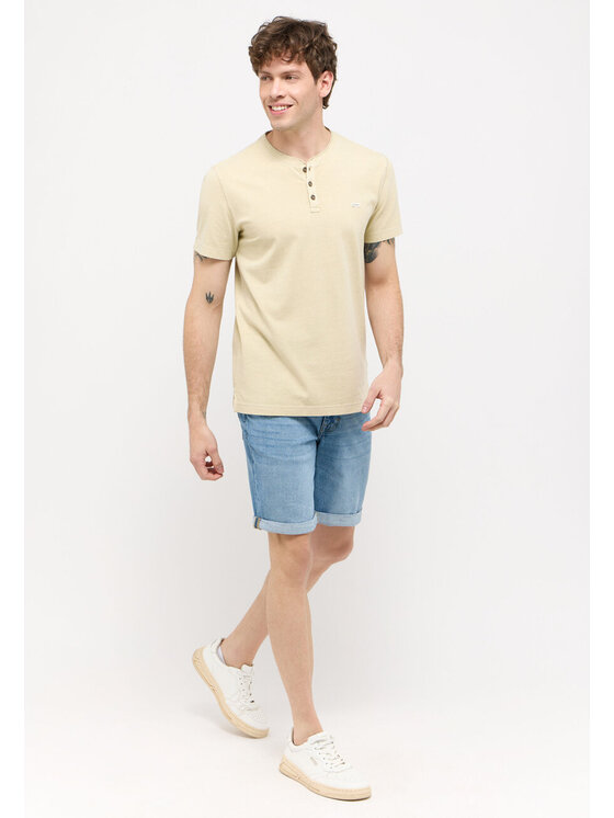 Mustang Mustang T-shirt AUSTIN Beige Regular Fit