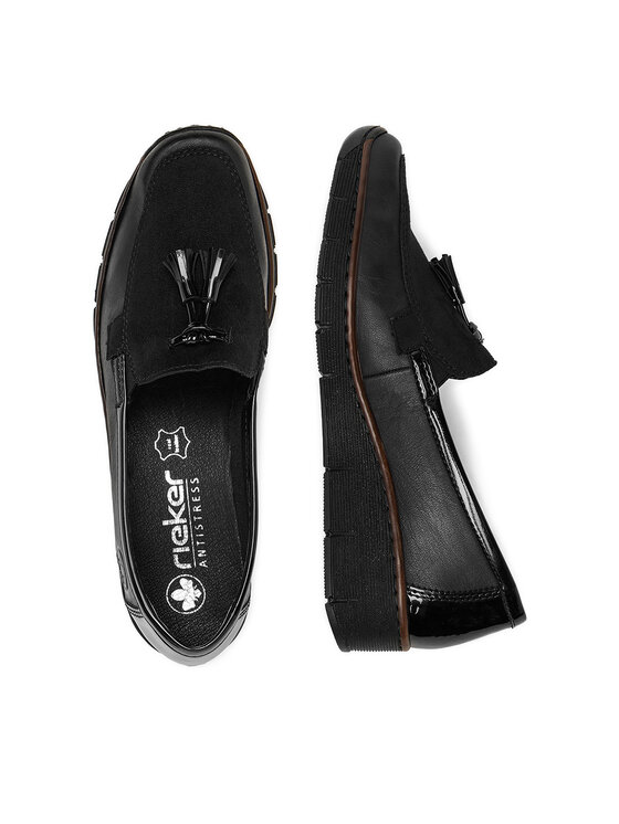 Rieker Rieker Halbschuhe 53771-00 Schwarz