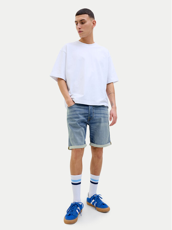 Jack & Jones Jack & Jones Szorty jeansowe Rick 12269603 Niebieski Regular Fit