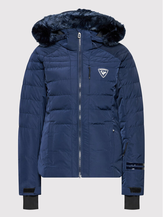 Rossignol Rossignol Lyžiarska bunda Rapide Pearly RLKWJ17 Tmavomodrá Slim Fit